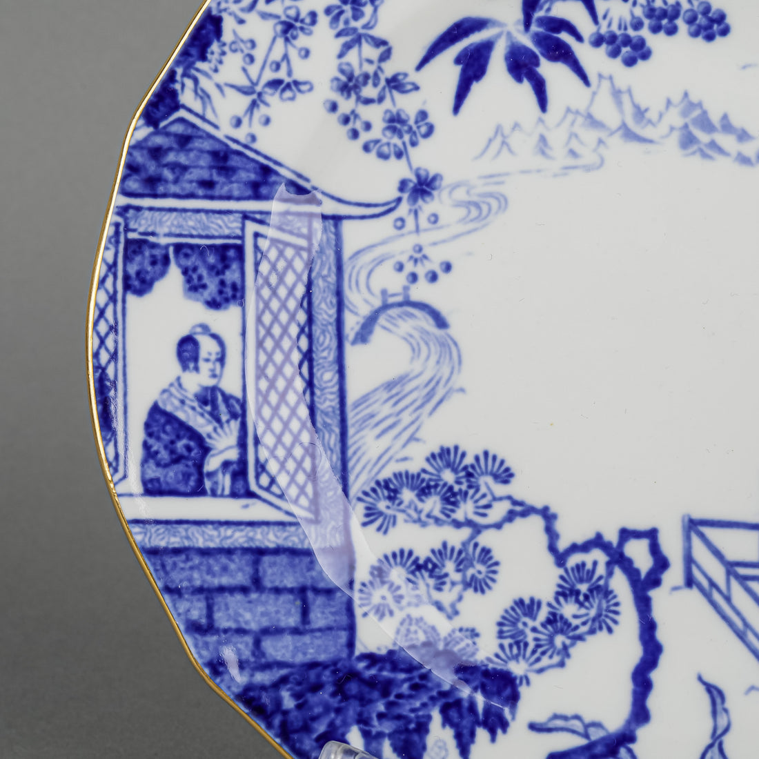 ROYAL CROWN DERBY Mikado Bread & Butter Plates Set of 11