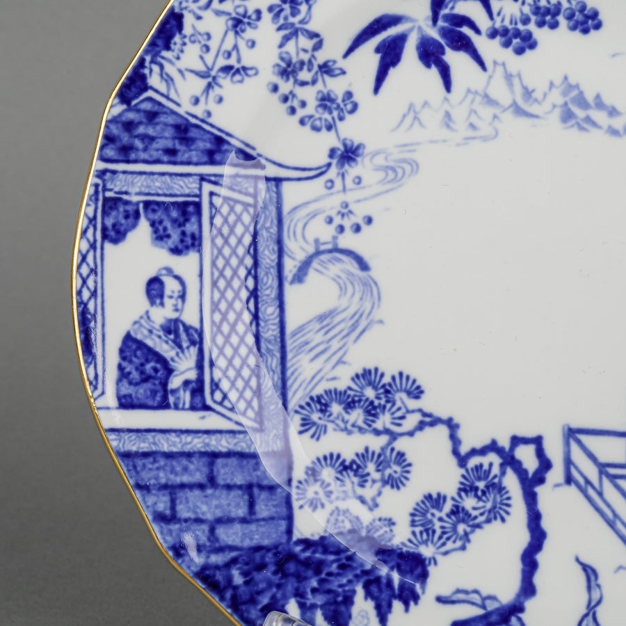ROYAL CROWN DERBY Mikado Bread & Butter Plates Set of 11