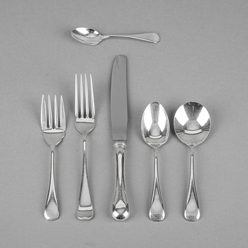 BIRKS Old English Sterling Luncheon Flatware 6 Place Settings Plus Extra