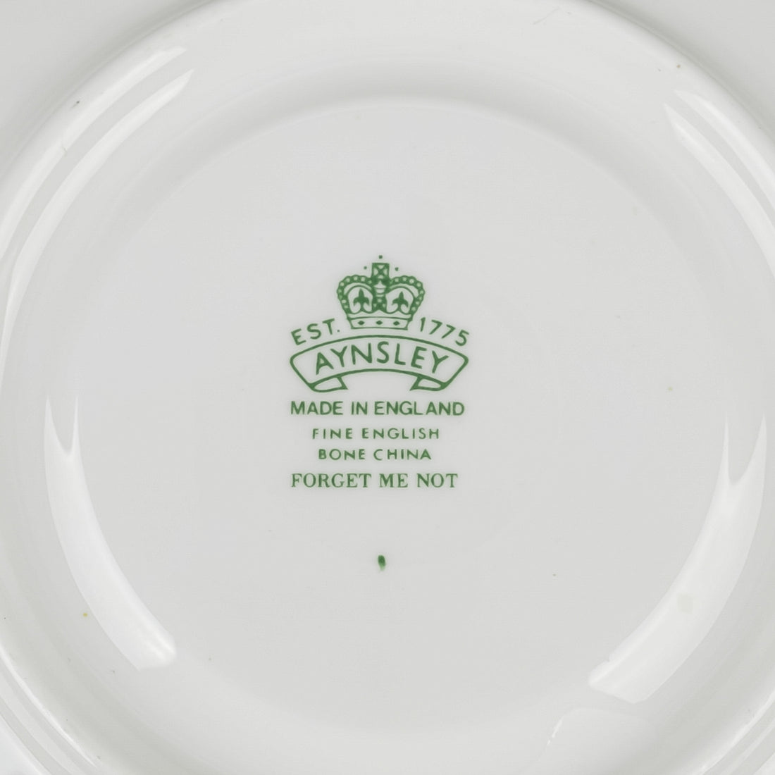AYNSLEY Forget Me Not Cream Soup & Saucers Set of 8 - 16pcs