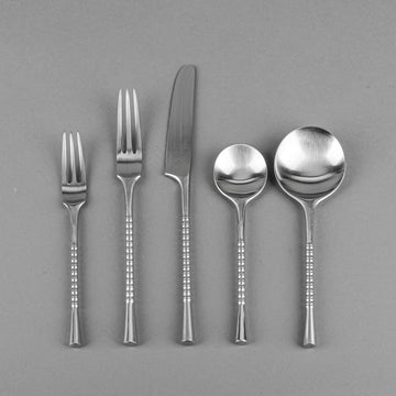 DANSK Jette Stainless Steel Flatware 12 Place Settings Plus Extras
