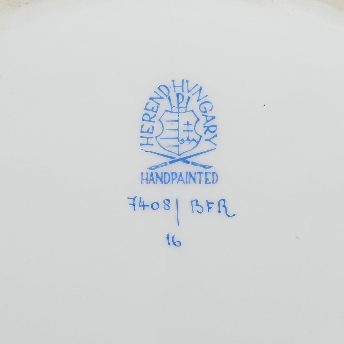 HEREND Fruits & Flowers Open Work Basket 7408
