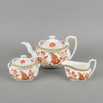 WEDGWOOD Golden Cockerel Tea Service 5 Pieces