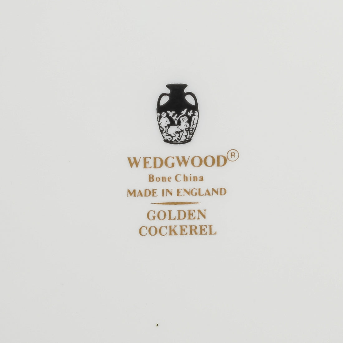 WEDGWOOD Golden Cockerel Luncheon Plates Set/2
