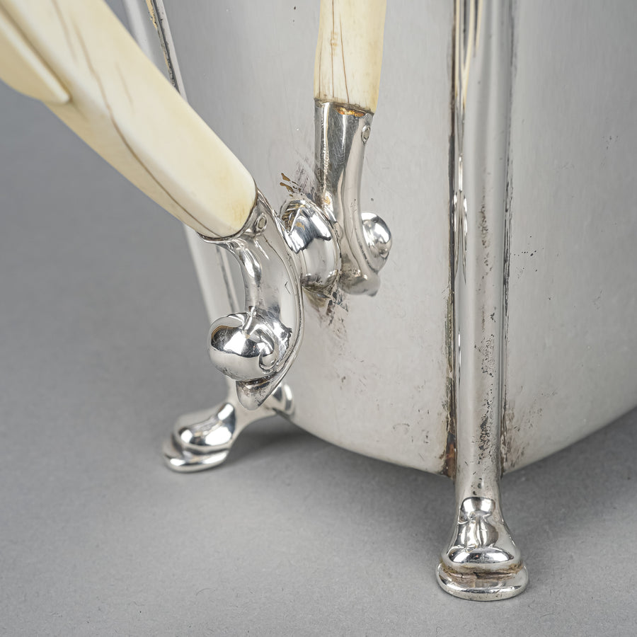 STOWER & WRAGG LTD Sterling Tea Service 3pcs Bone Handle