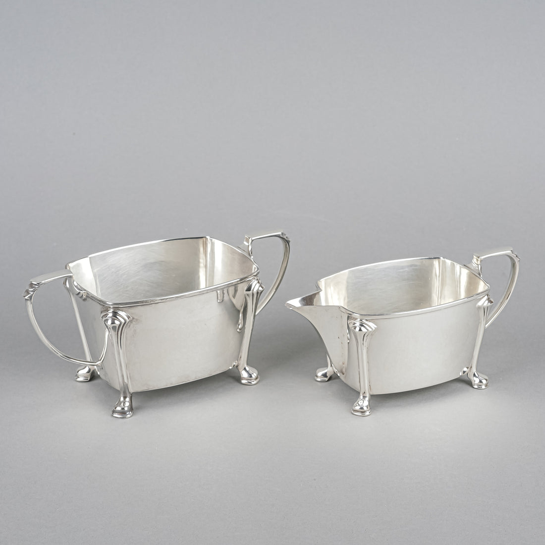 STOWER & WRAGG LTD Sterling Tea Service 3pcs Bone Handle