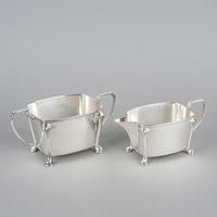 STOWER & WRAGG LTD Sterling Tea Service 3pcs Bone Handle