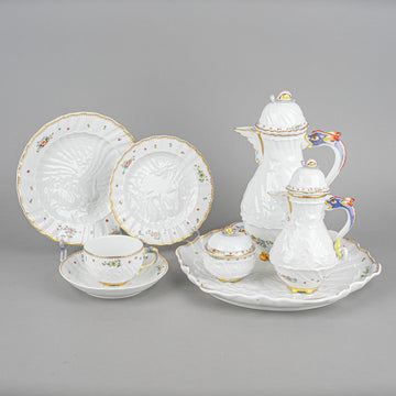 MEISSEN Swan Service Indian Flower Branch 33pcs