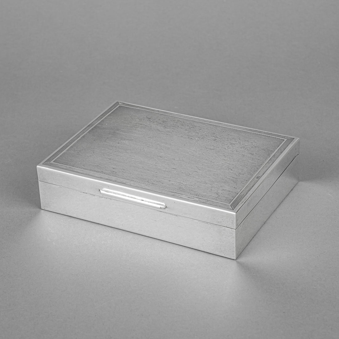 S J ROSE & SON Sterling Cigarette Box