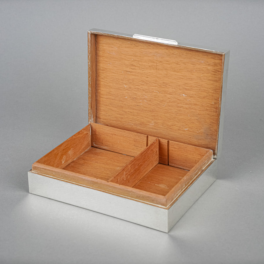 S J ROSE & SON Sterling Cigarette Box