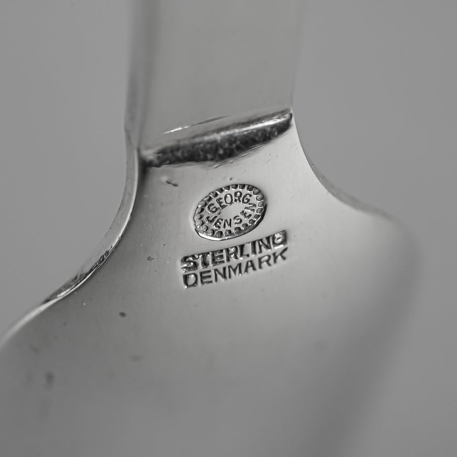 GEORG JENSEN Pyramid Sterling Cheese Scoop