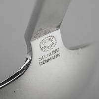 GEORG JENSEN Pyramid Sterling Cream Soup Spoons Set of 4