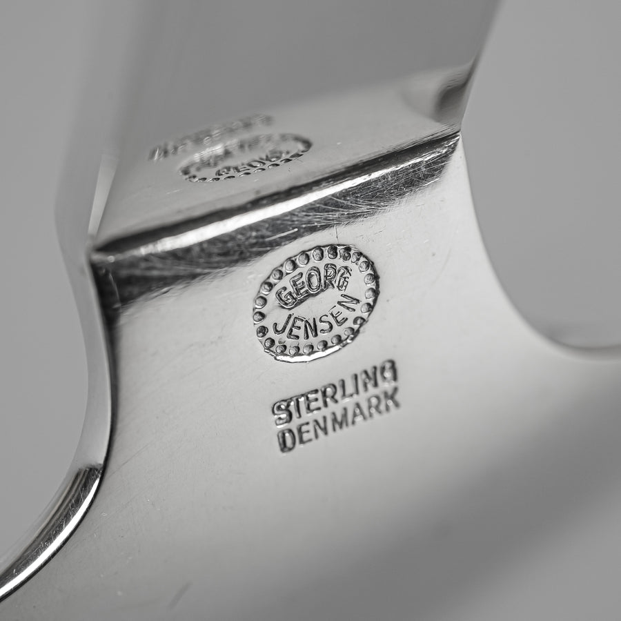 GEORG JENSEN Pyramid Sterling Serving Fork