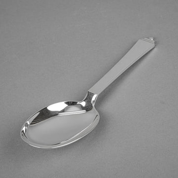 GEORG JENSEN Pyramid Sterling Serving Spoon