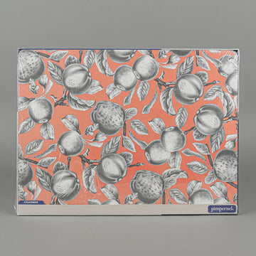 PIMPERNEL Board Placemats Set Of 4 Pomona Coral