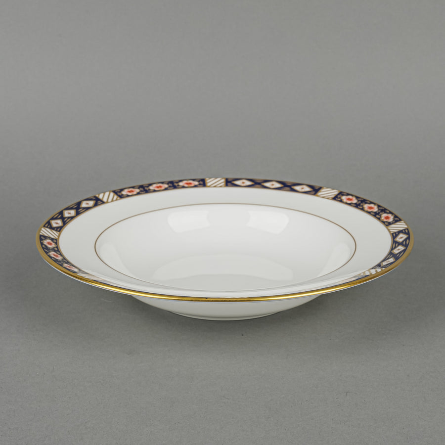 ROYAL CROWN DERBY Kedleston A1315 Soup Plates Set of 3