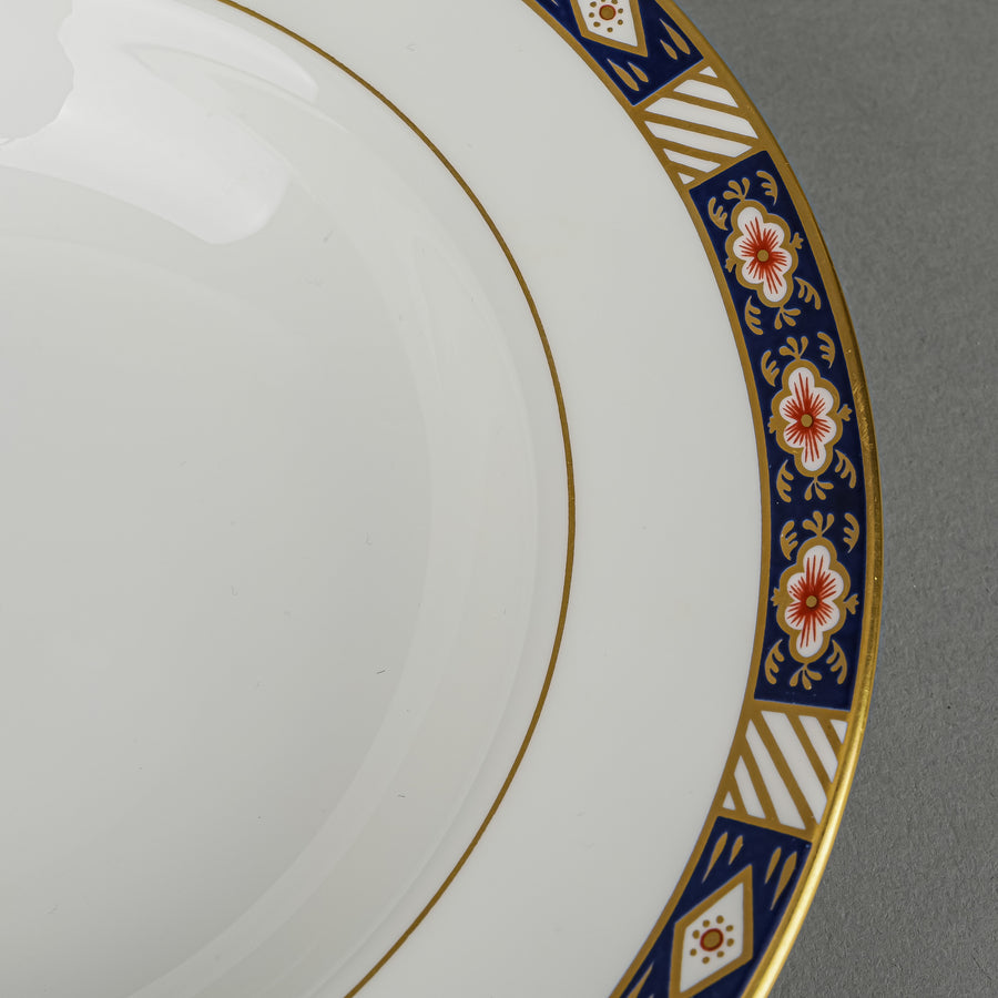 ROYAL CROWN DERBY Kedleston A1315 Soup Plates Set of 3