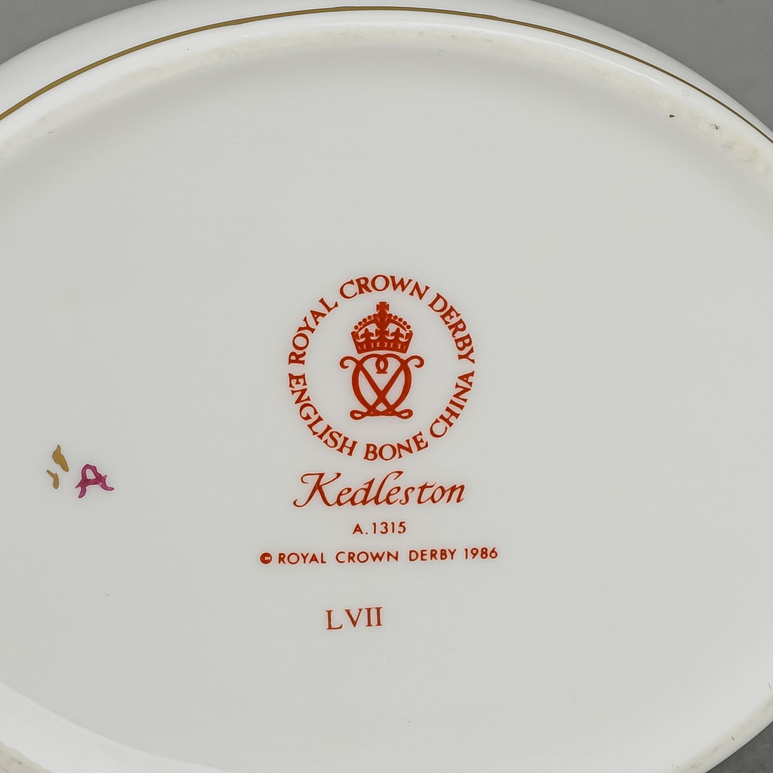 ROYAL CROWN DERBY Kedleston A1315 Cream & Covered Sugar