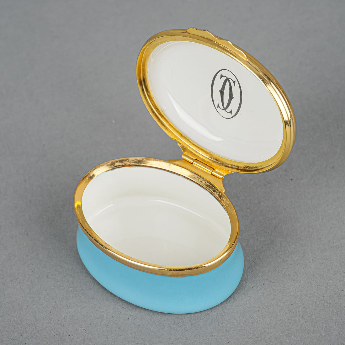CARTIER Enamel Trinket/Pill Box "Love On Your Brithday"