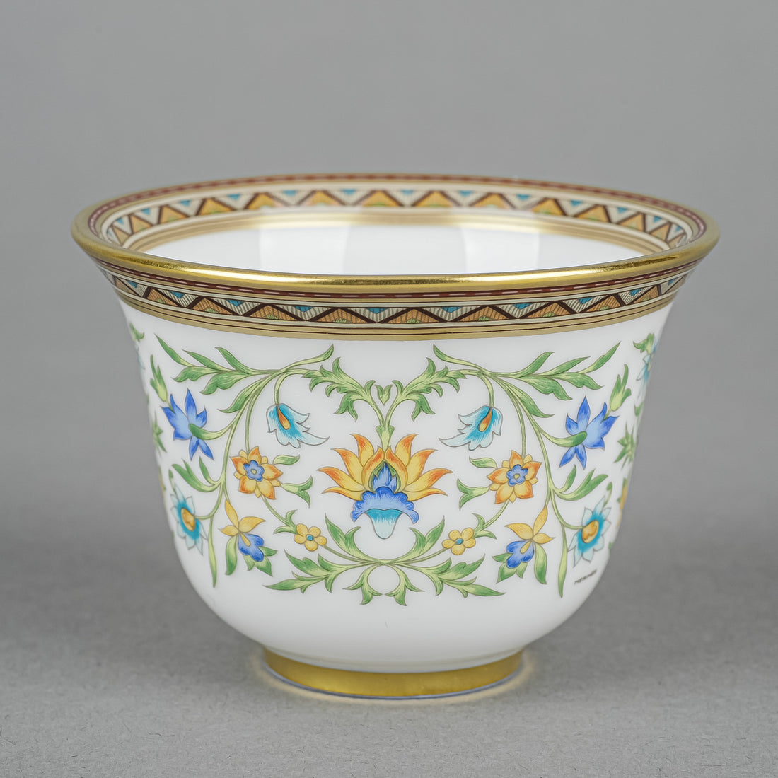 HERMES Cheval D'Orient Floral Espresso Cups Set of 4