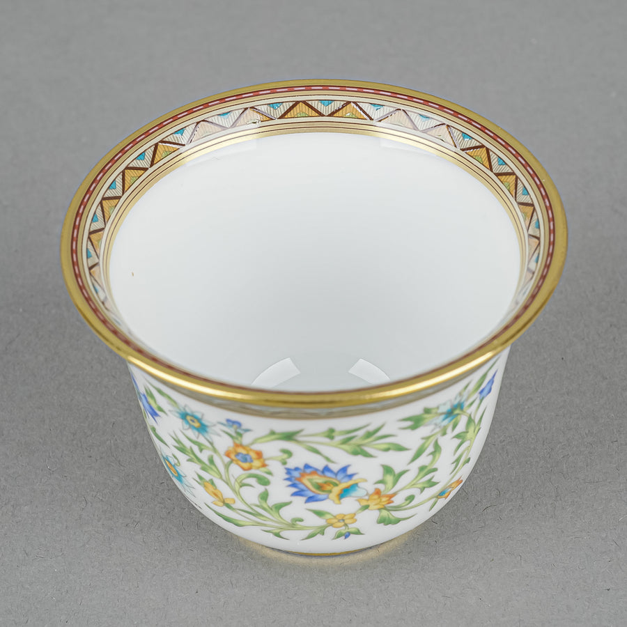 HERMES Cheval D'Orient Floral Espresso Cups Set of 4