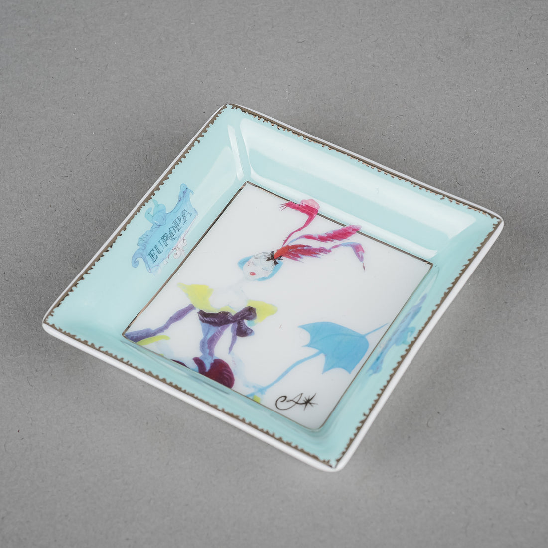 CHRISTIAN LACROIX Five Continents Ashtray/Trinket Dishes