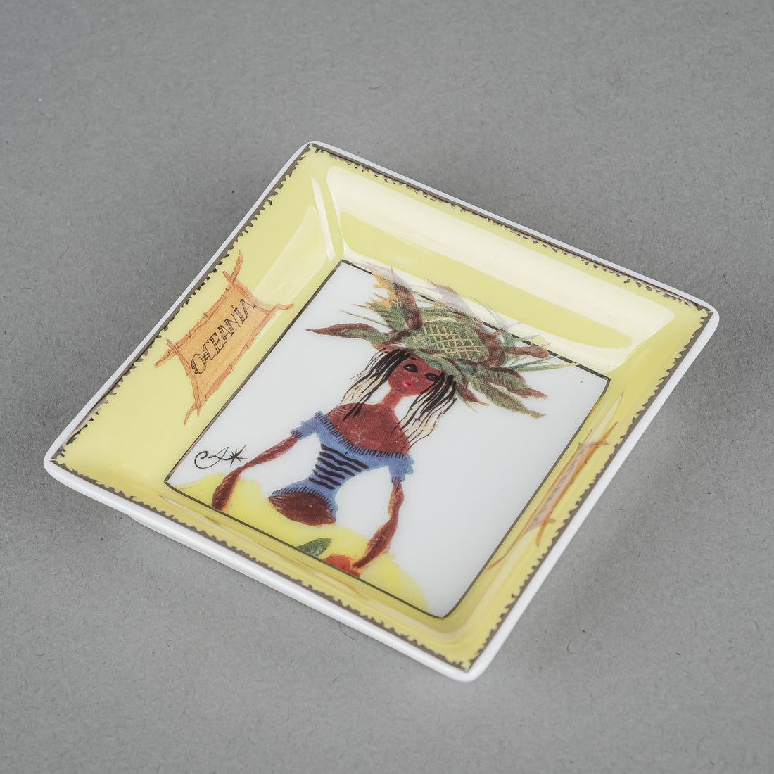 CHRISTIAN LACROIX Five Continents Ashtray/Trinket Dishes
