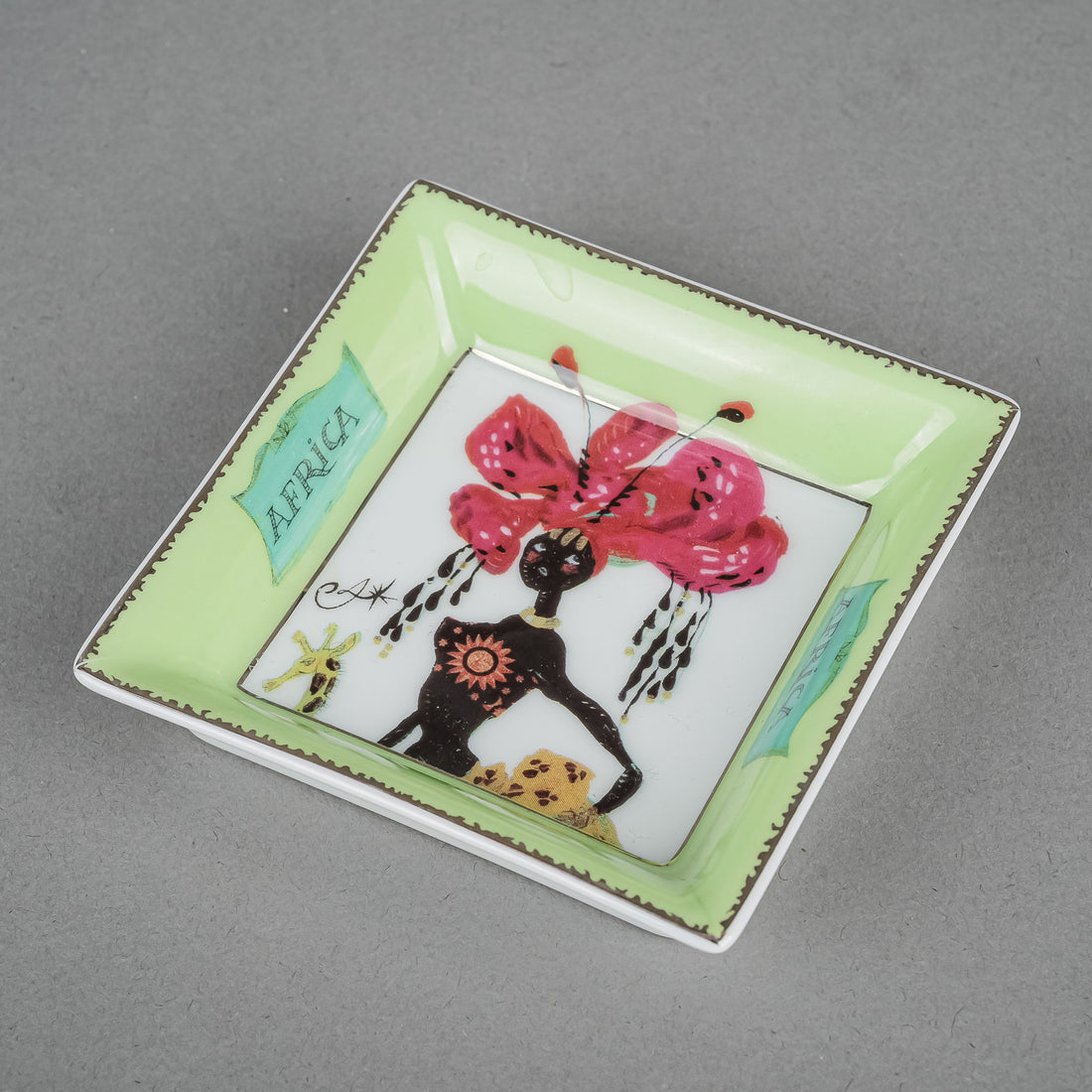 CHRISTIAN LACROIX Five Continents Ashtray/Trinket Dishes