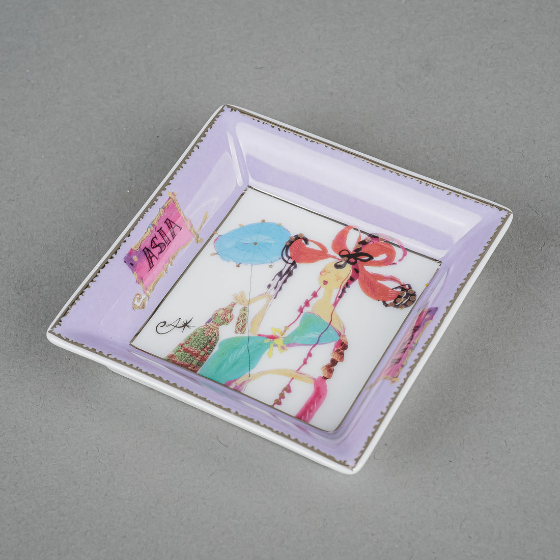 CHRISTIAN LACROIX Five Continents Ashtray/Trinket Dishes