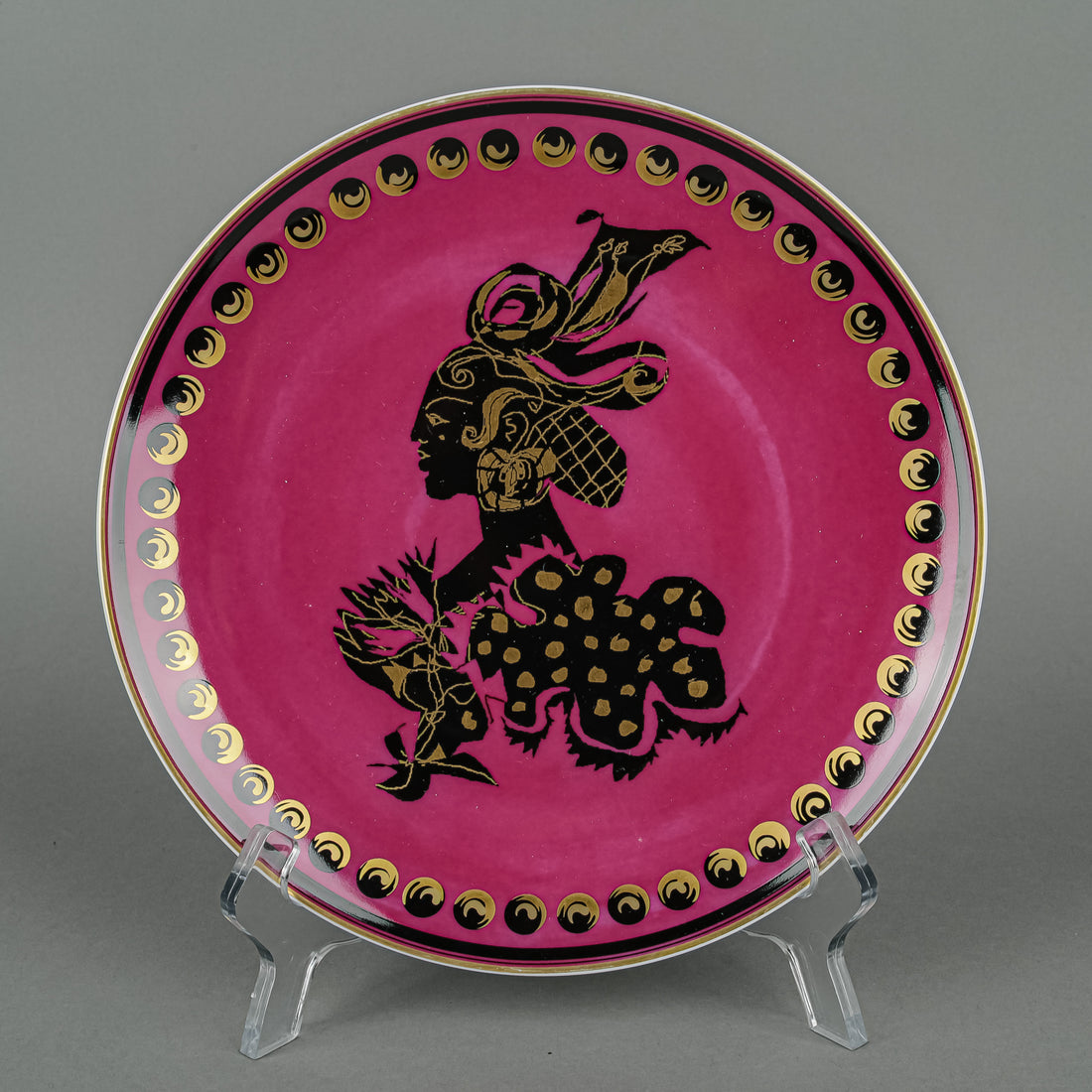 CHRISTIAN LACROIX Les Mythologies Dessert Plates Set Of 6