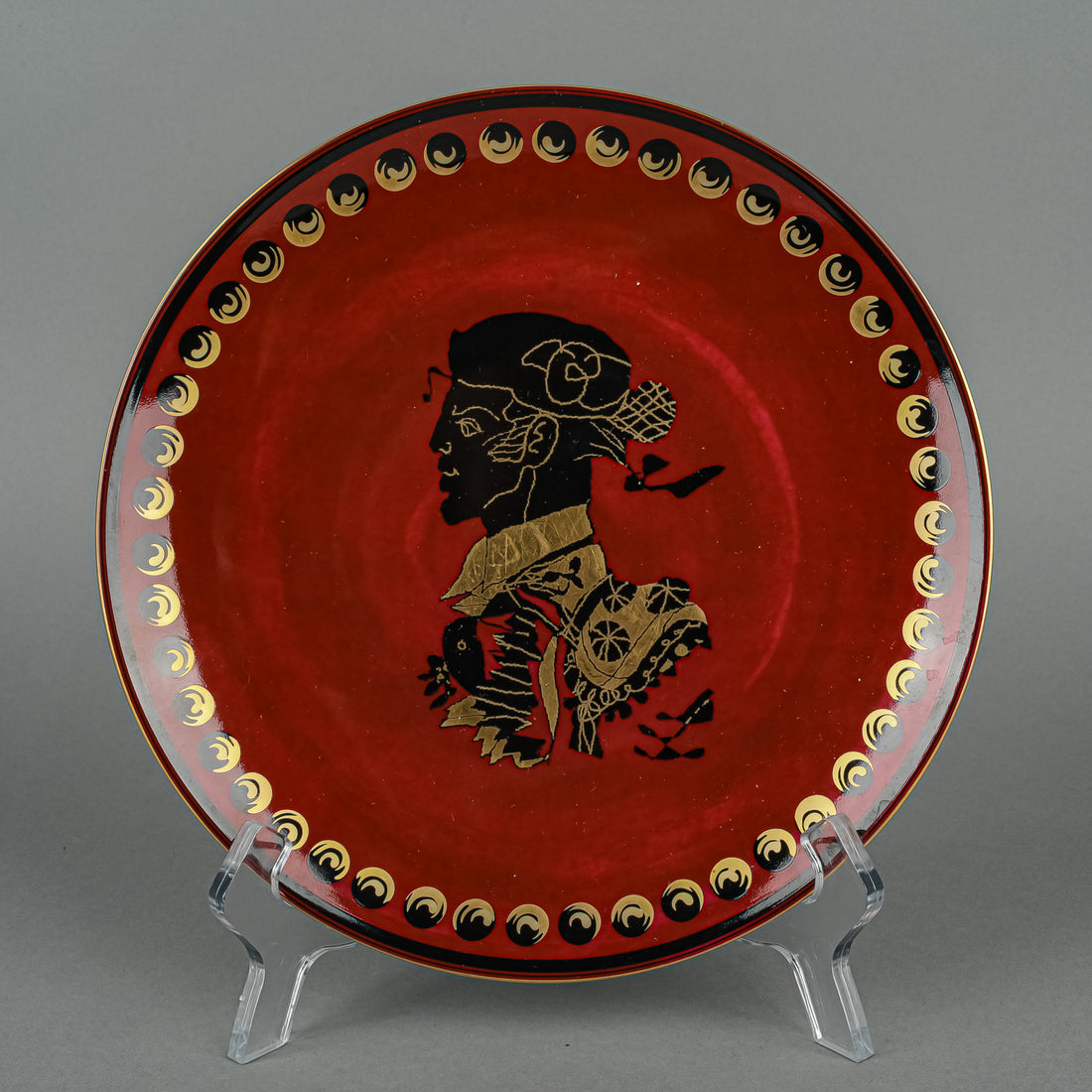 CHRISTIAN LACROIX Les Mythologies Dessert Plates Set Of 6