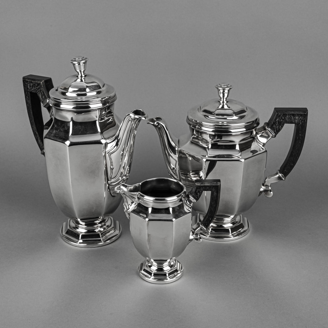CHRISTOFLE Gallia Silver Plate Tea & Coffee Service 7 Pieces