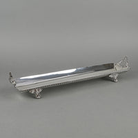 GODINGER Silver Plate Footed Baguette/Bread Tray