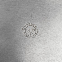 GODINGER Silverplate Footed Gallery Tray