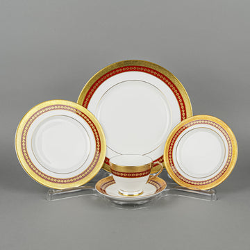 MINTON Imperial Gold 11 Place Settings Plus Extras