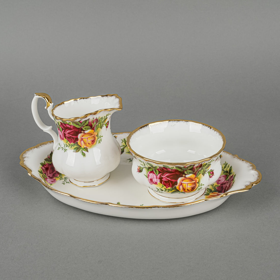 ROYAL ALBERT Old Country Roses Tea Service 5 Pieces