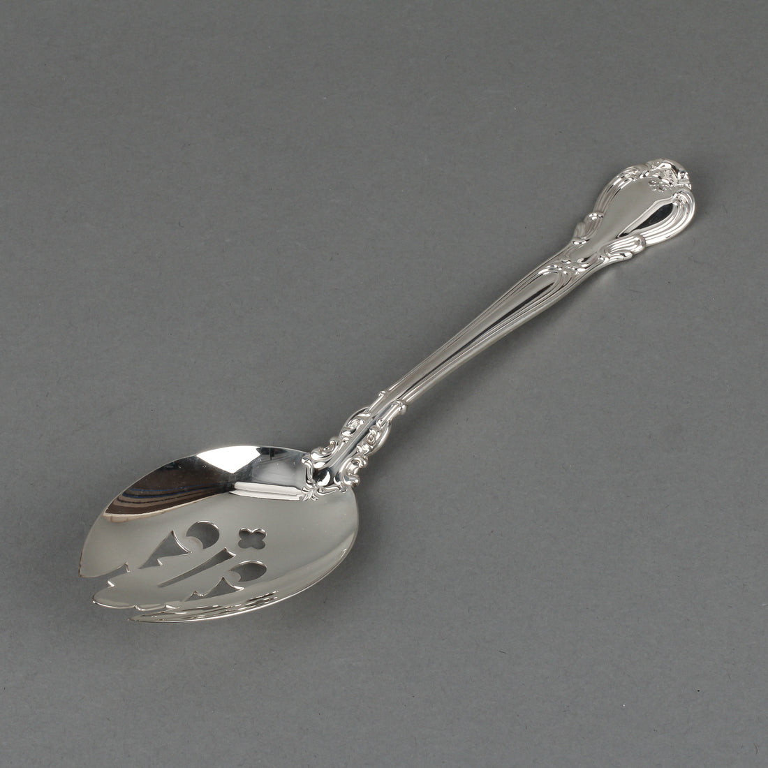 BIRKS Chantilly Sterling Silver Pierced Serving Spoon