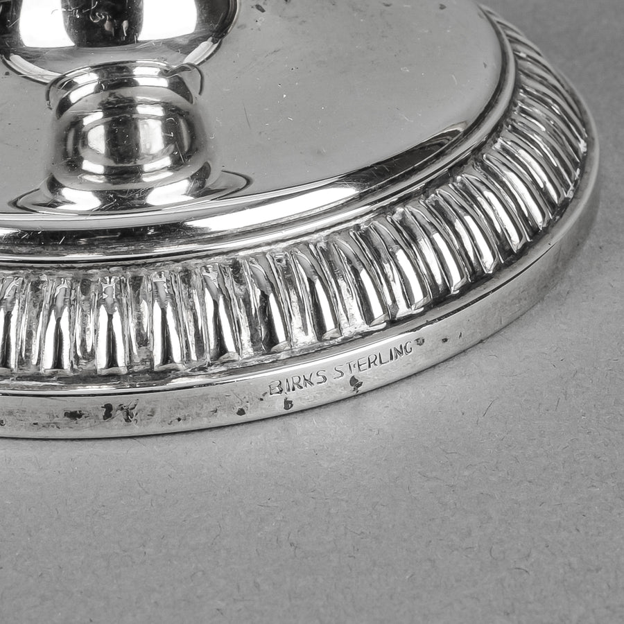 BIRKS STERLING Candle Holders Set/2