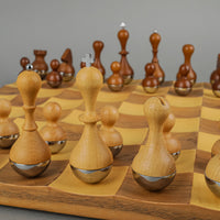 UMBRA Adin Mumma Wobble Wooden Chess Set