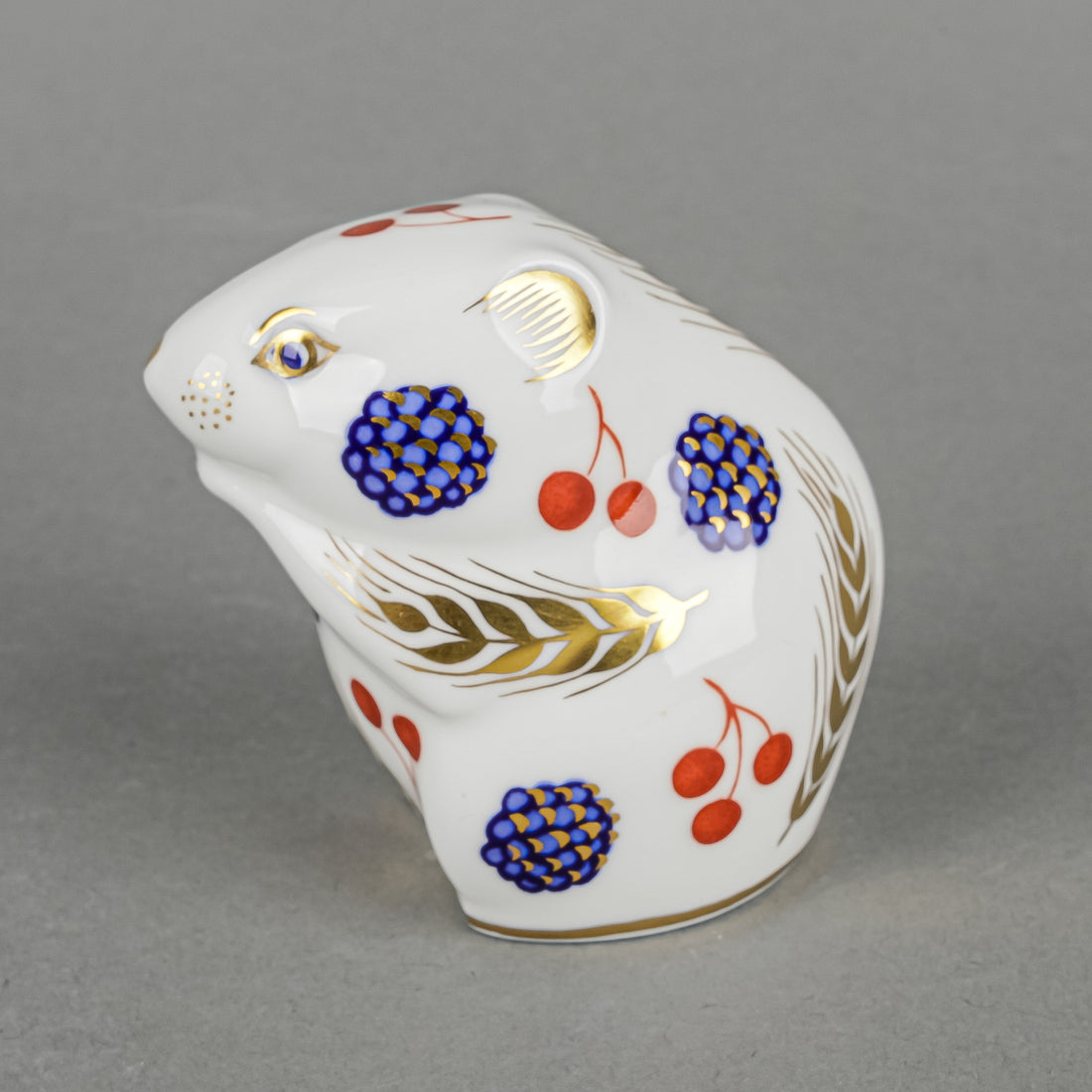 ROYAL CROWN DERBY Paperweight Harvest Mouse