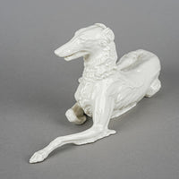 THEODOR KARNER For Nymphenburg Figurine Lying Borzoi Dog 438