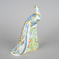 ROYAL CROWN DERBY Paperweight Manor Peacock