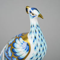 ROYAL CROWN DERBY Paperweight Manor Peacock