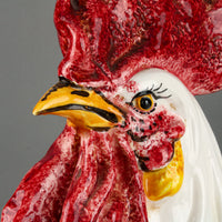 Italian Ceramic Rooster Figurine