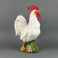 Italian Ceramic Rooster Figurine
