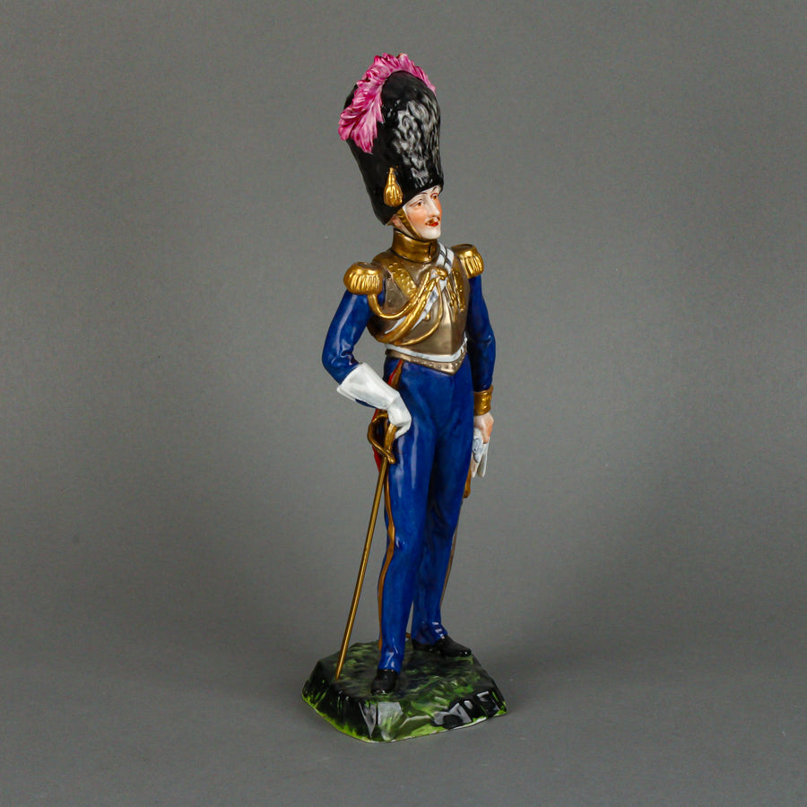 DRESDEN Royal Horse Guard Figurine
