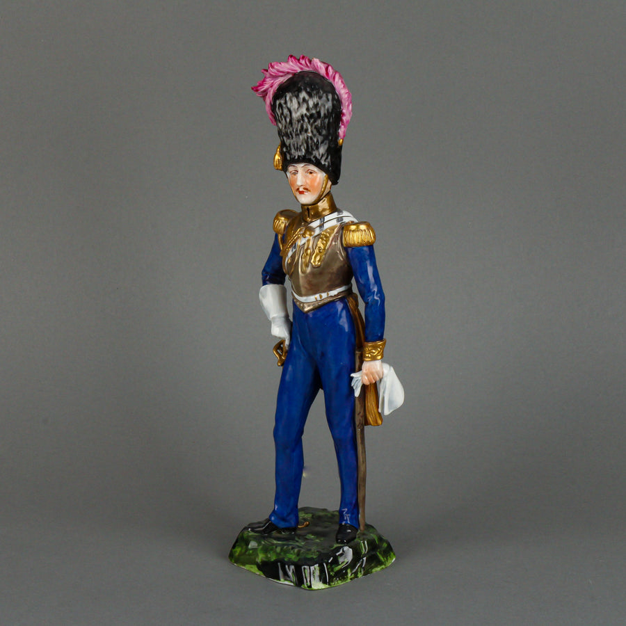 DRESDEN Royal Horse Guard Figurine