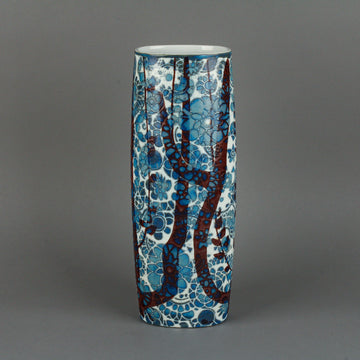ROYAL COPENHAGEN Johanne Gerber Baca Blue Fajance Vase 780/3101