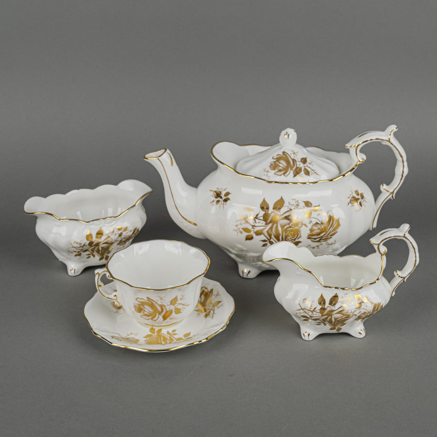 HAMMERSLEY Golden Glory Tea Set 12 Pieces