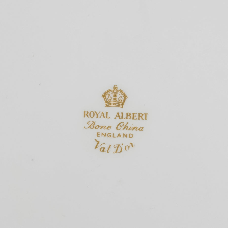 ROYAL ALBERT Val D'or Covered Serving Dish